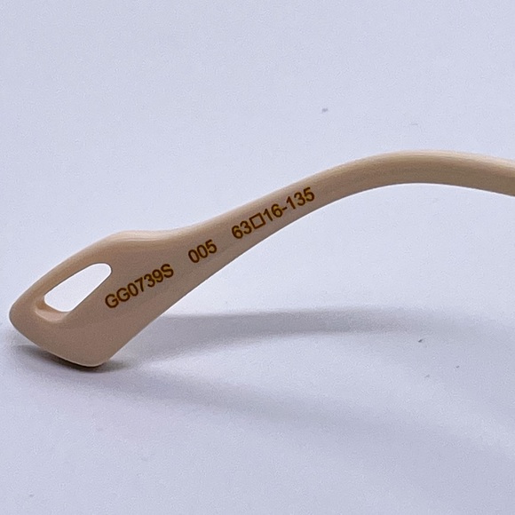 NEW GUCCI GG0739S 005 UNISEX PILOT FRAME SUNGLASSES GUCCI GG0739S BLUE - Picture 10 of 12